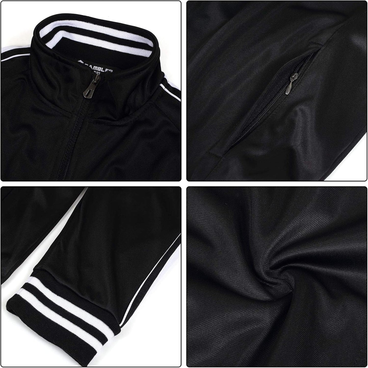 Mens Sweatsuits 2 Piece Casual Athletic Long Sleeve Tracksuit Set Jogging Suit for Running,Exercise,Traning