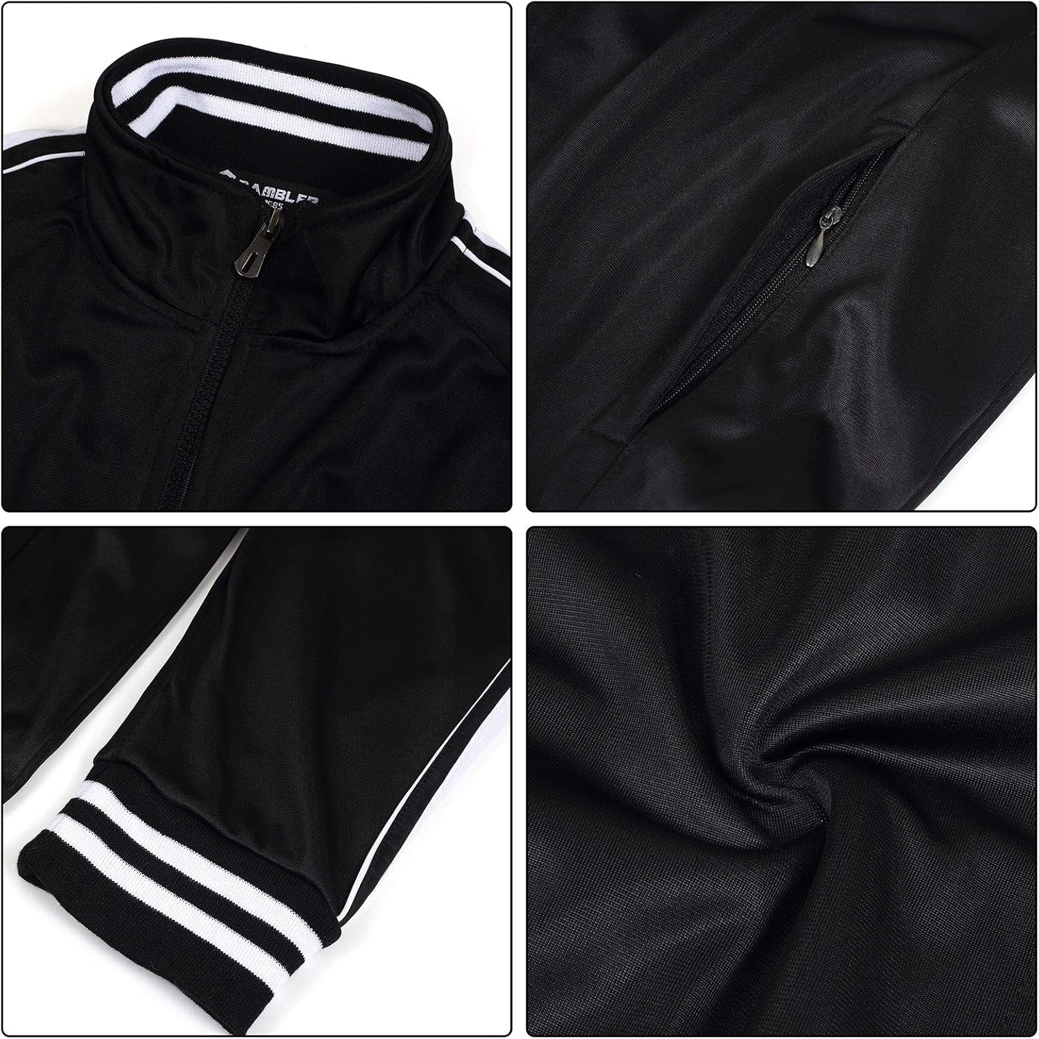 Mens Sweatsuits 2 Piece Casual Athletic Long Sleeve Tracksuit Set Jogging Suit for Running,Exercise,Traning