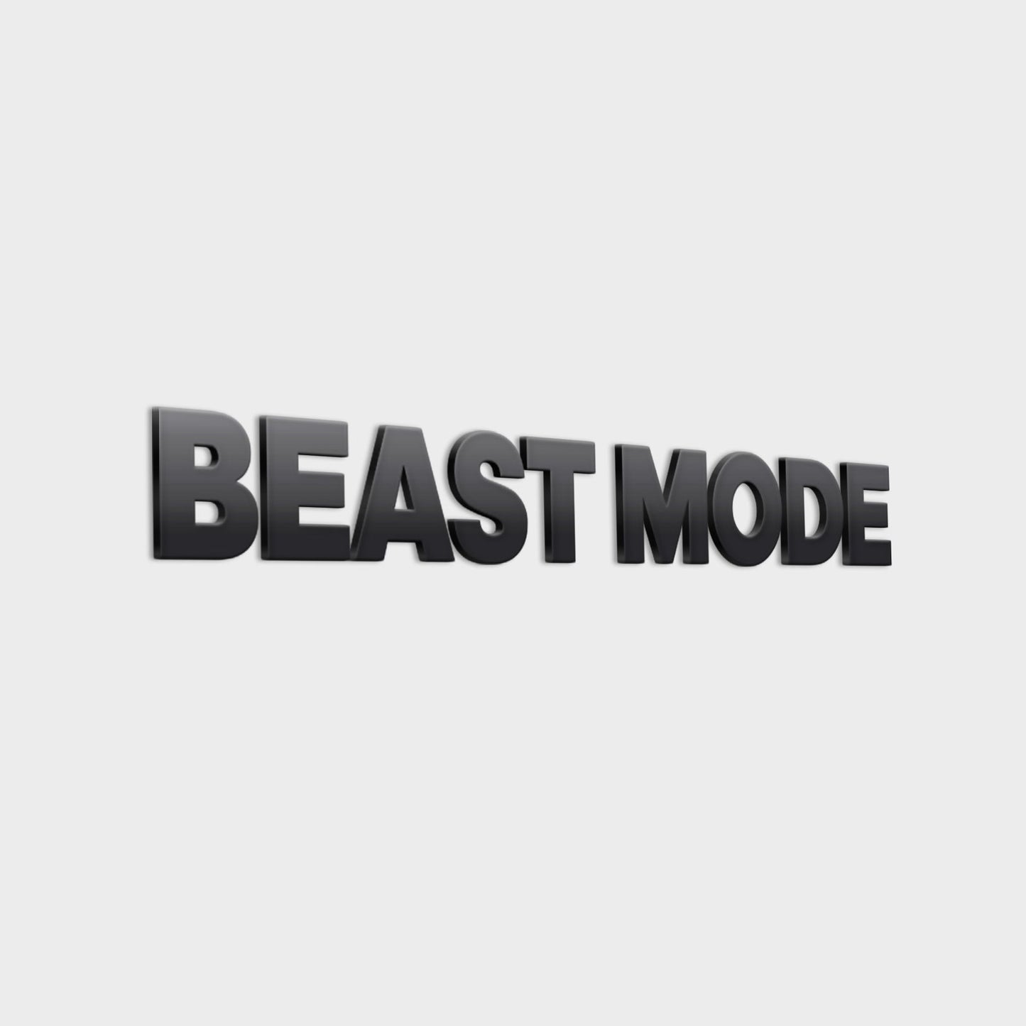 Beast Mode Interior Gym Decoration