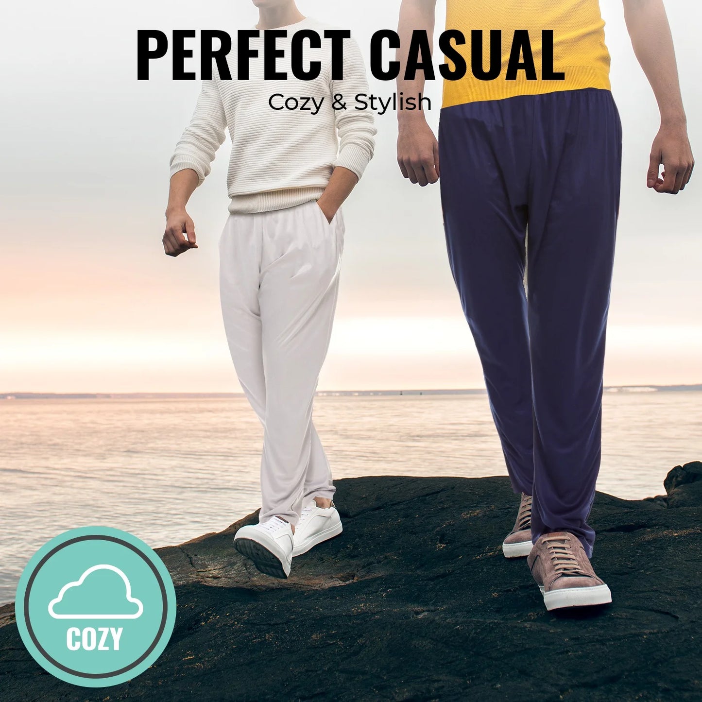 Dri-Fit Pant 3 Pack-Moisture Wicking, High Performance, Comfy Spandex-Poly Blend (Up to Size 3XL)