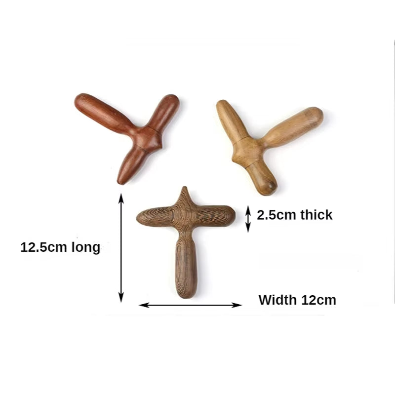 Acupuncture Stick Wooden Massage Stick Set Acupoint Massage Acupoint Foot Massage Tool Neck Chin Thin Face Massage Tool