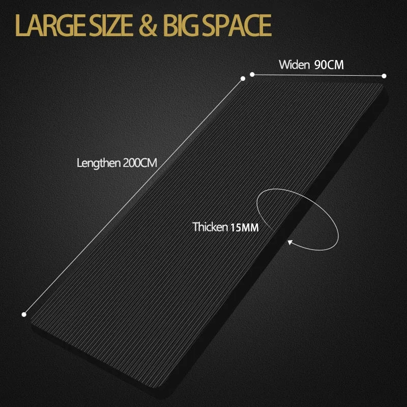 NNEOBA Premium Extra Thick Non-Slip Yoga Mat for Home Workouts