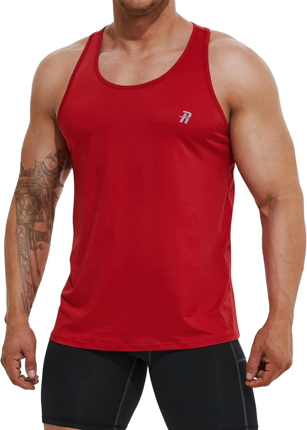 3 Pack Mens Tank Tops Workout Gym Muscle Sleeveless Shirts for Men
