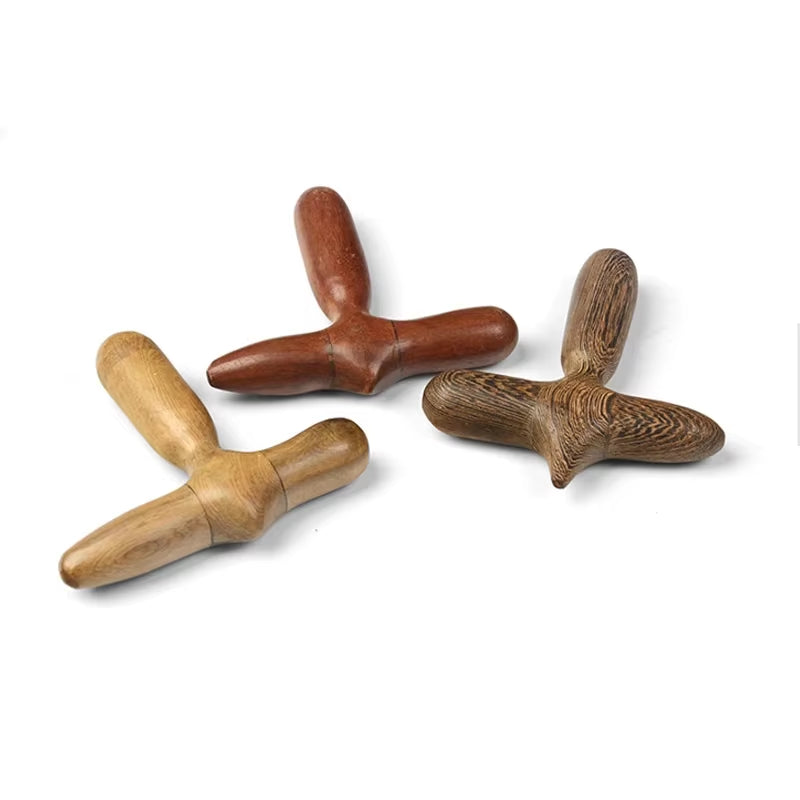 Acupuncture Stick Wooden Massage Stick Set Acupoint Massage Acupoint Foot Massage Tool Neck Chin Thin Face Massage Tool